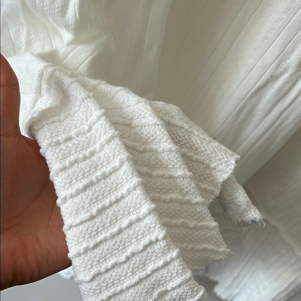 We The Free Cream Textured Knit Top - Picture 5 of 5